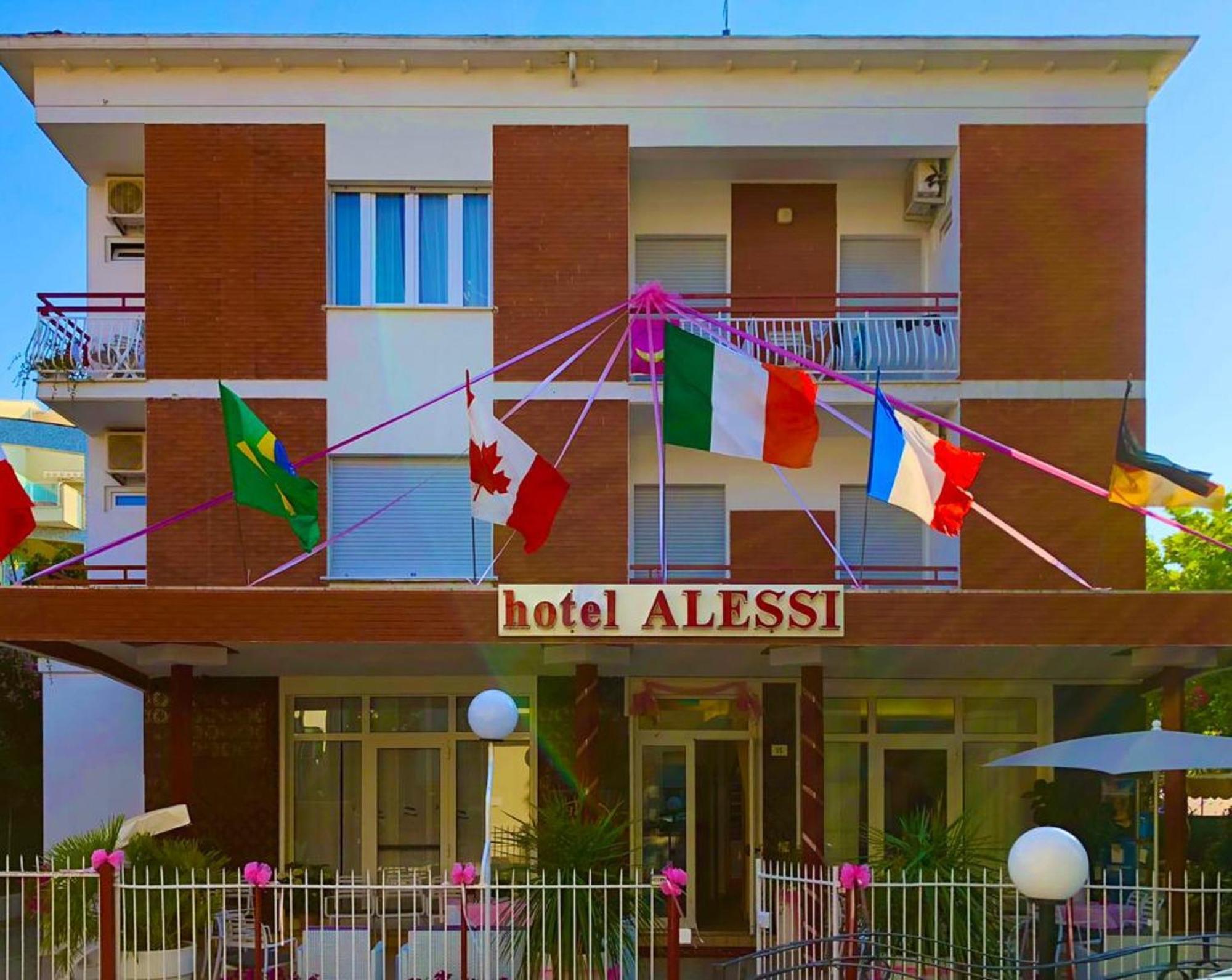 Hotel Alessi** 里米尼 外观 照片